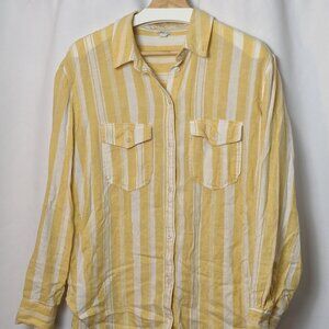 Yellow Striped Aerie Button Down